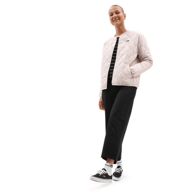 VANS Forces Quilted Jacket Women's Hushed Violet WOMENS APPAREL - Women's Street Jackets Vans S