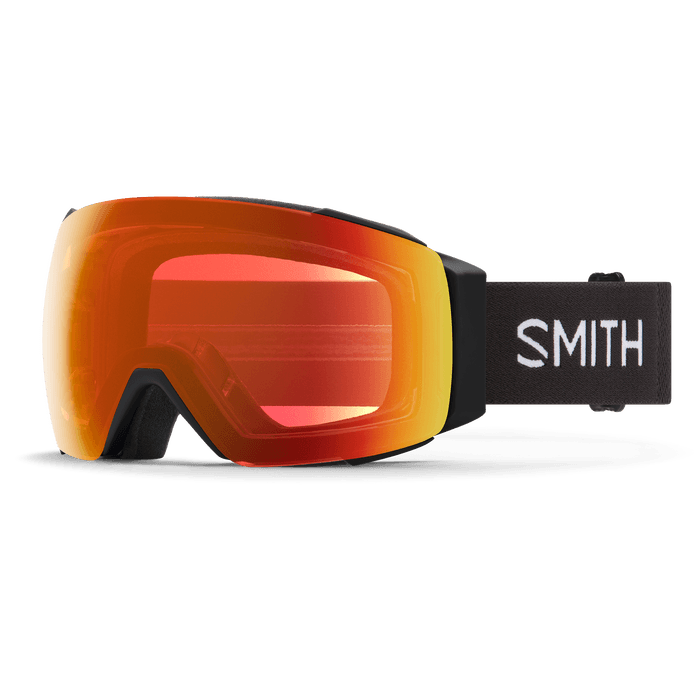 SMITH I/O Mag XL Black - ChromaPop Everyday Red Mirror + ChromaPop Storm Yellow Flash Snow Goggle Snow Goggles Smith