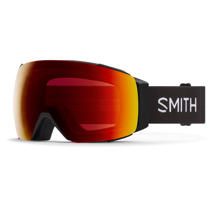 SMITH I/O Mag Black - ChromaPop Sun Red Mirror + ChromaPop Storm Yellow Flash Snow Goggle Snow Goggles Smith