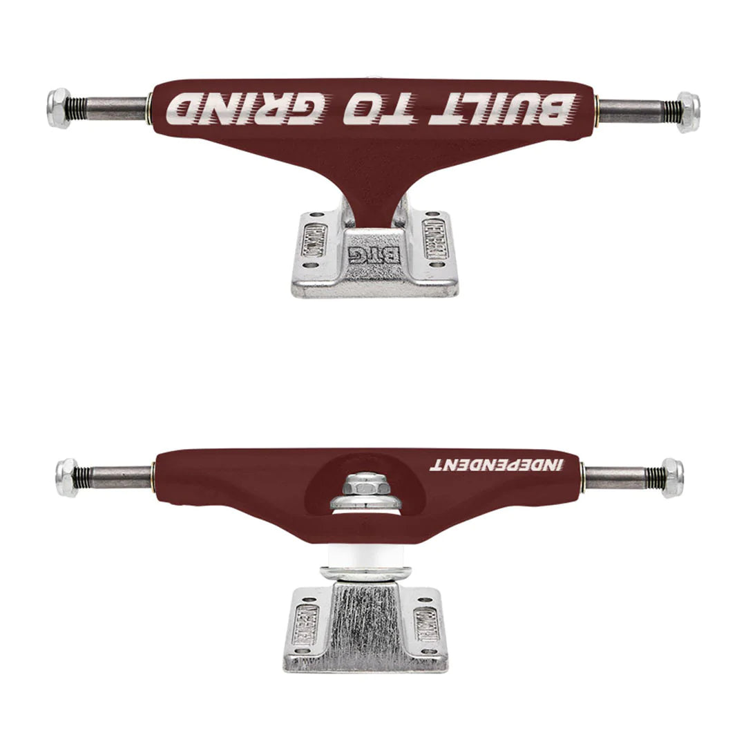 INDEPENDENT BTG Speed Burgundy/Silver 139 Skateboard Trucks Skateboard Trucks Independent