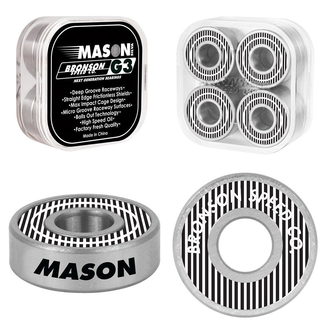 BRONSON Mason Silva G3 Pro Skateboard Bearings Bearings Bronson