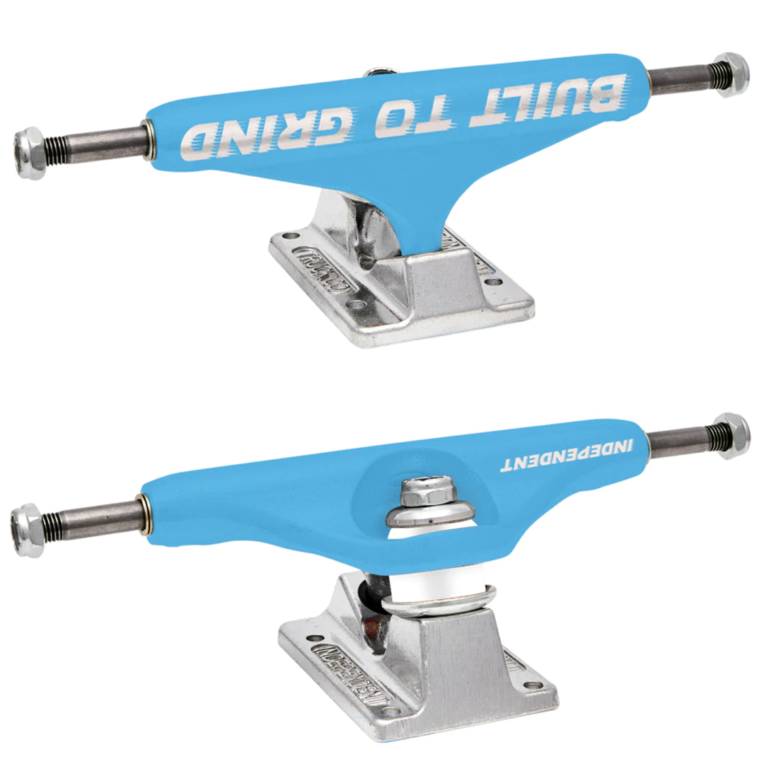 INDEPENDENT BTG Speed Blue Silver 129 Skateboard Trucks Skateboard Trucks Independent