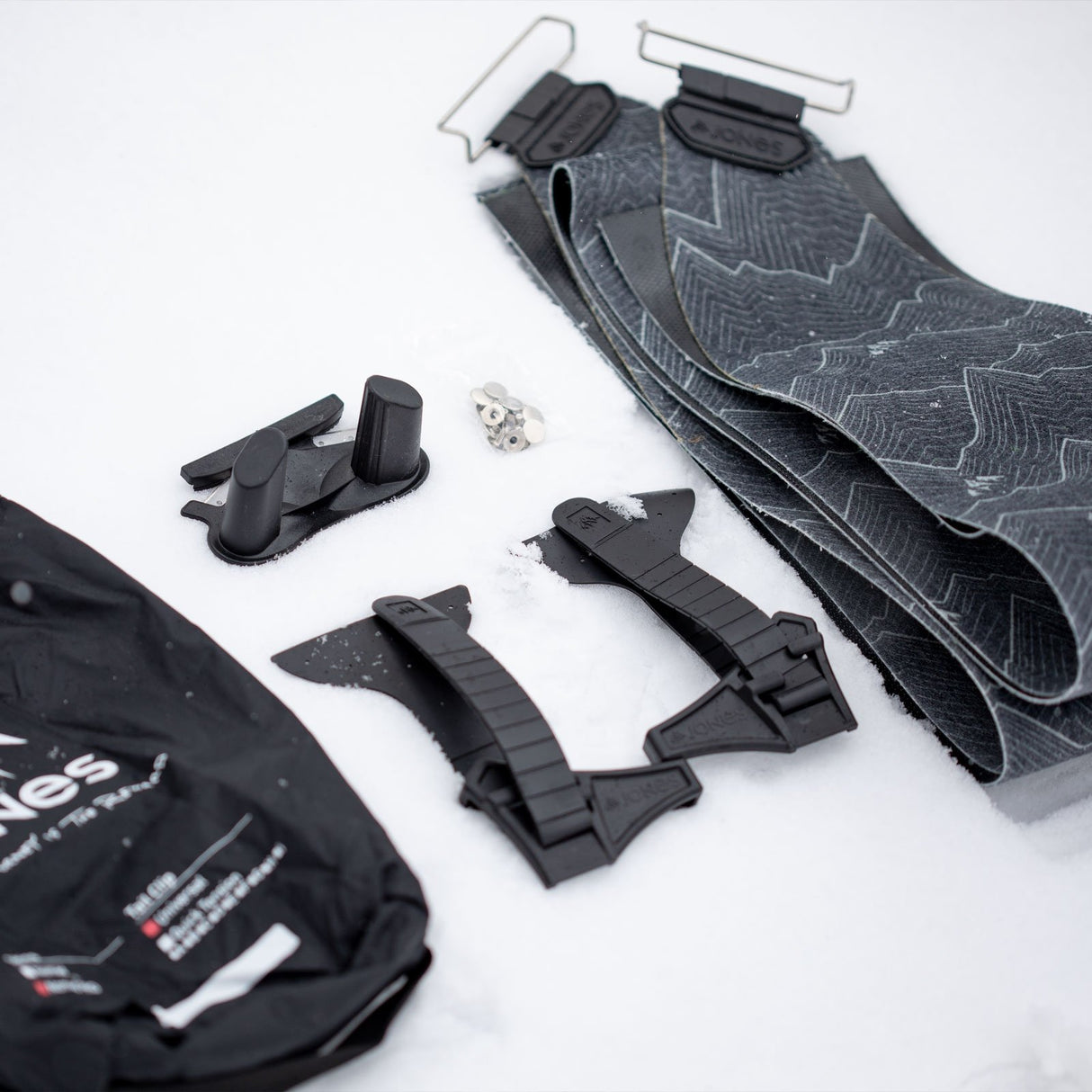 JONES Nomad Pro Universal Tail Clip Splitboard Skins 2021 BACKCOUNTRY EQUIPMENT - Splitboard Skins Jones Snowboards