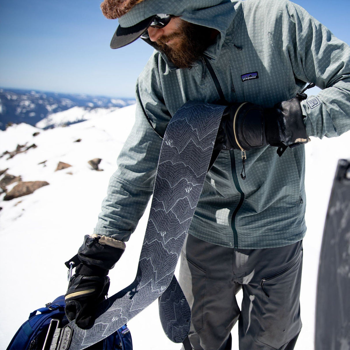 JONES Nomad Pro Universal Tail Clip Splitboard Skins 2021 BACKCOUNTRY EQUIPMENT - Splitboard Skins Jones Snowboards