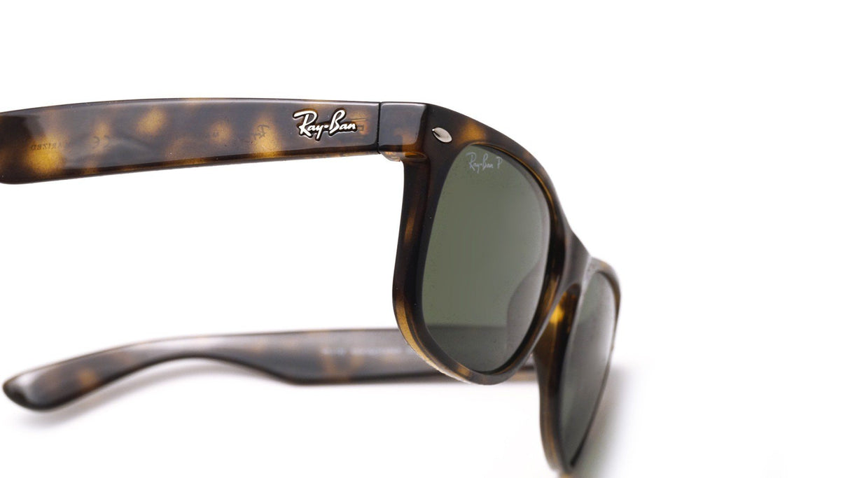 RAY-BAN New Wayfarer Classic Tortoise - G-15 Green Polarized Sunglasses SUNGLASSES - Ray-Ban Sunglasses Ray-Ban