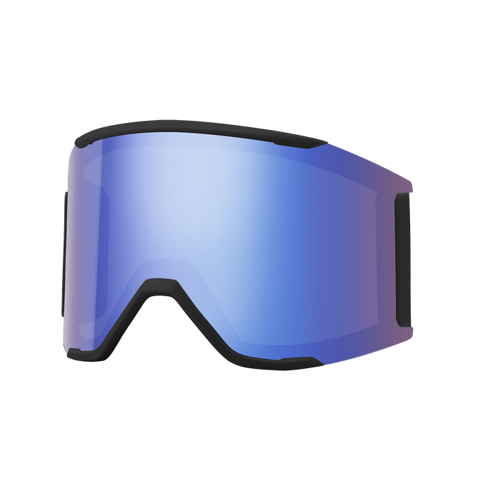 SMITH Squad Mag Black - ChromaPop Sun Black Gold Mirror + ChromaPop Storm Blue Sensor Mirror Snow Goggle Snow Goggles Smith