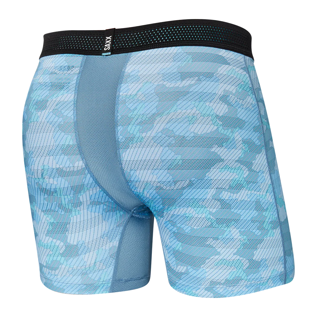 SAXX Droptemp Cool Mesh Boxer Brief Marine Ice Shelf Camo Men's Underwear Saxx 