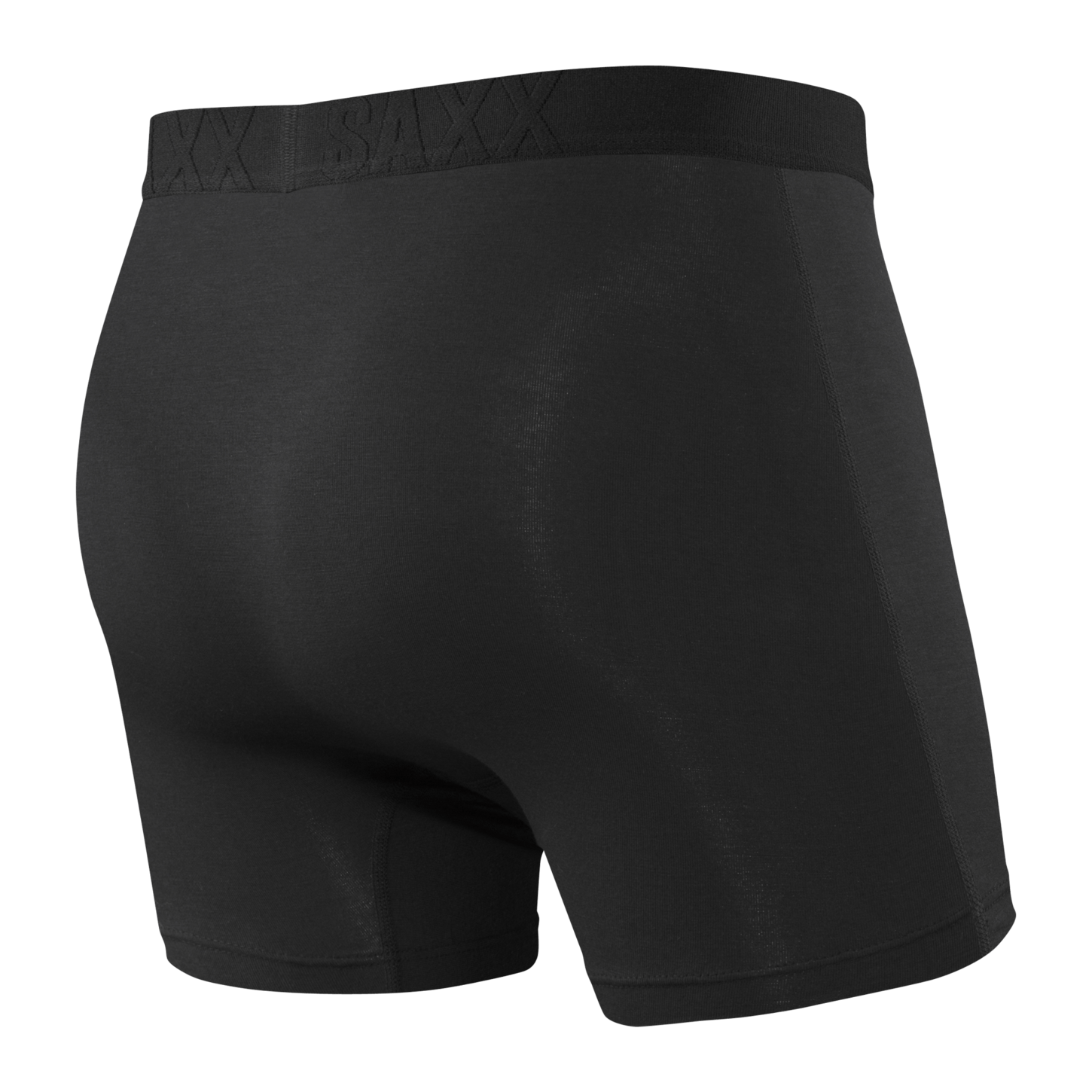 SAXX Ultra Fly Boxer Brief Black/Black MENS APPAREL - Men's Underwear Saxx M 