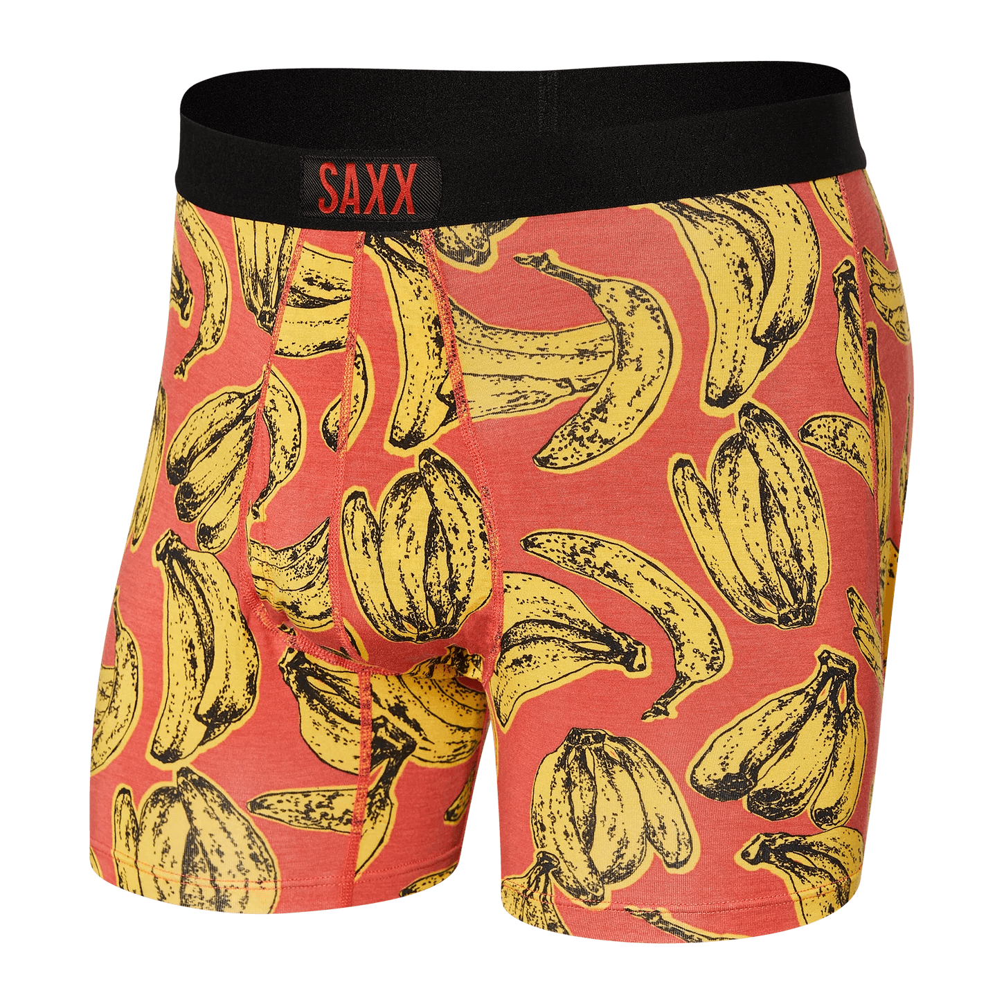 SAXX Ultra Boxer Brief Underwear Banana Bunch - Mystic Red Saxx 
