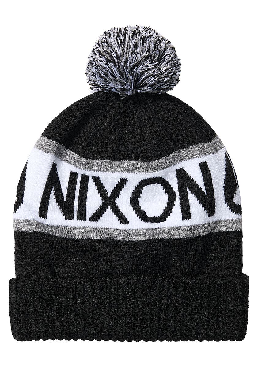 NIXON Teamster Beanie Black MENS ACCESSORIES - Men's Beanies Nixon