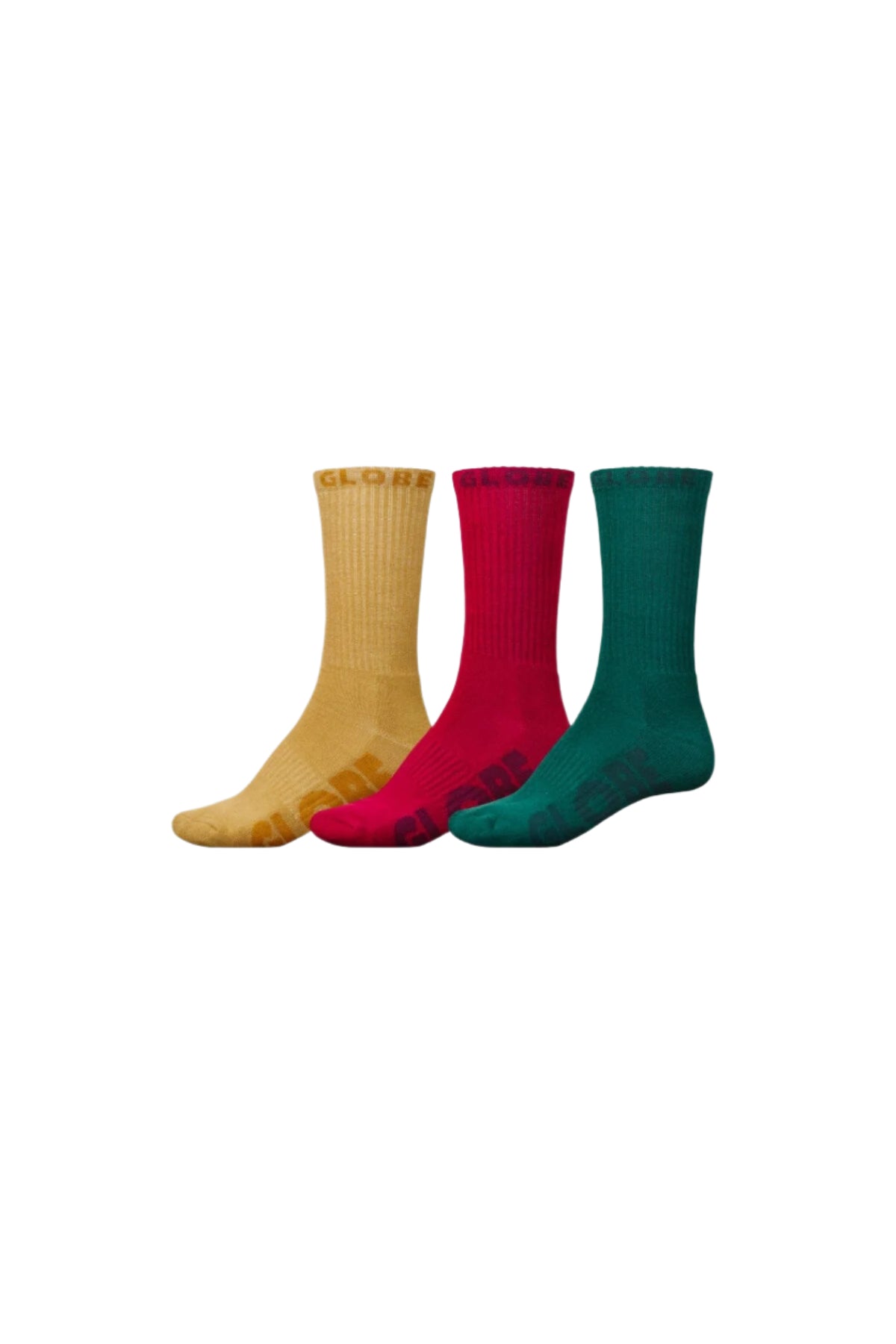 GLOBE Sustain Crew Socks 3 Pack Men's Socks Globe