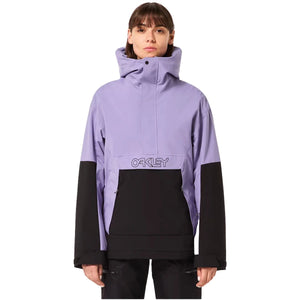 OAKLEY Women s TNP TBT Insulated Anorak Snow Jacket Blackout New Lilac Freeride Boardshop
