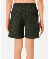 RIP CURL Boys Jackson Volley Boardwalk Hybrid Shorts Black Boy's Hybrid Shorts Rip Curl 