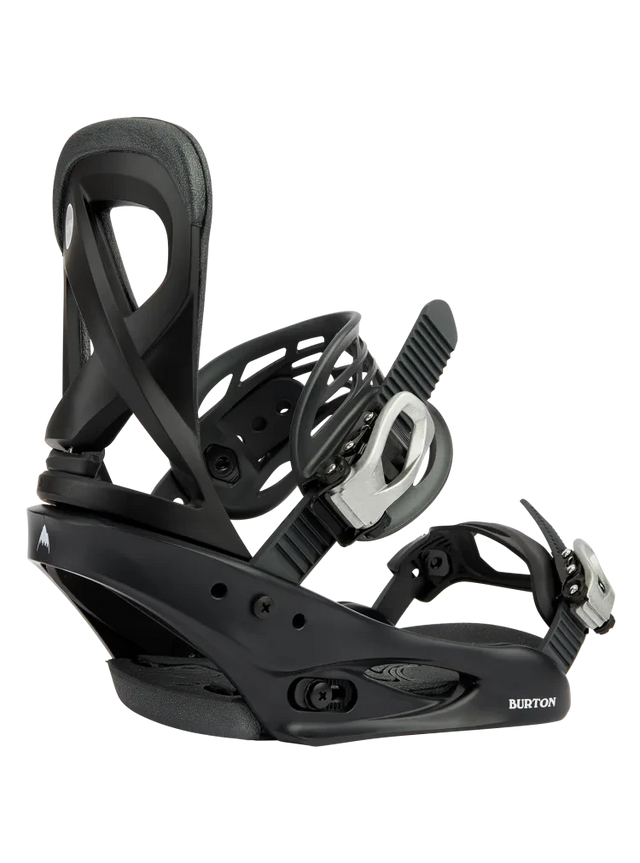 BURTON Women's Scribe Re:Flex Snowboard Bindings Black 2026 Women's Snowboard Bindings Burton 