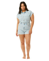 RIPCURL Women's Venice Romper Light Blue Women's Rompers & Jumpsuits Rip Curl 