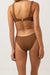 RHYTHM Women's Avoca Holiday Pant Bikini Bottoms Chocolate Women's Bikini Bottoms Rhythm 