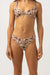 RHYTHM Women's Drifter Floral Hi Cut Bikini Bottoms Chocolate Women's Bikini Bottoms Rhythm 