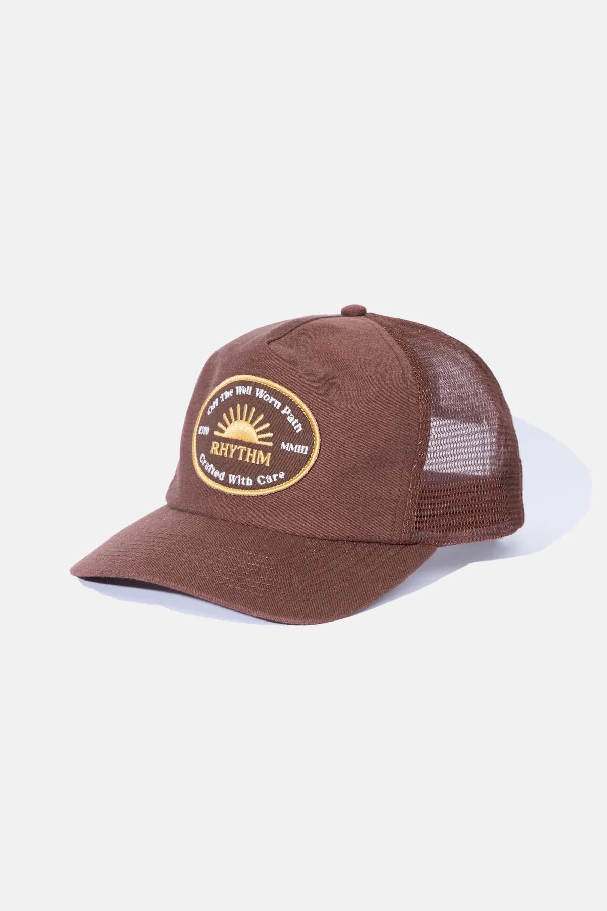 RHYTHM Worn Path Trucker Cap Butterscotch Men's Hats Rhythm 