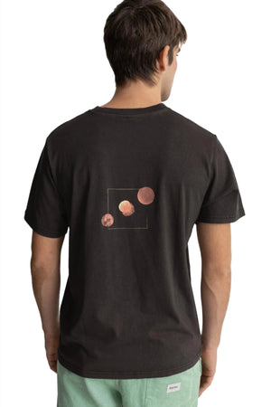 RHYTHM Halos Vintage T-Shirt Vintage Black Men's Short Sleeve T-Shirts Rhythm 