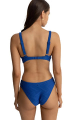 RHYTHM Women's Castaway Holiday Bikini Bottom Blue Women's Bikini Bottoms Rhythm 