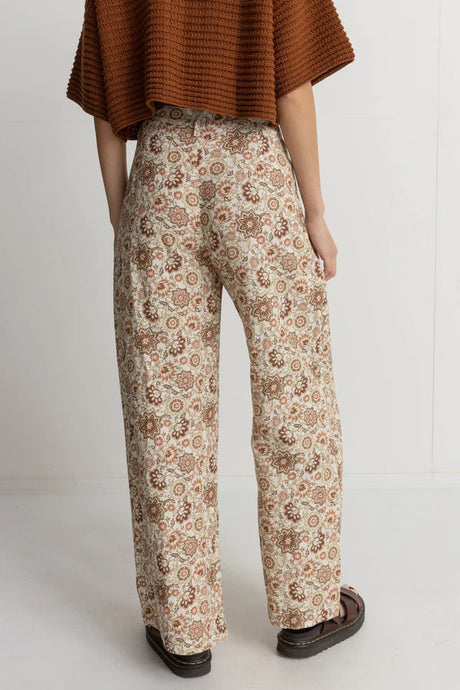 RHYTHM Women's Raya Paisley Wide Leg Pant Natural Women's Pants Rhythm 