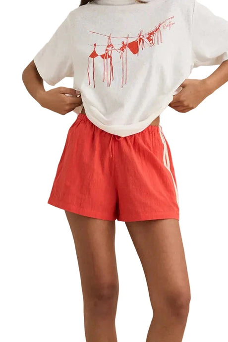 RHYTHM Women's Isadora Shorts Red Women's Shorts Rhythm 