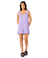 RIP CURL Women's Premium Surf Check Romper Purple Women's Rompers & Jumpsuits Rip Curl 