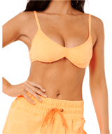 RIP CURL Women's Dusk Textured Lycra Boardshorts Orange Women's Boardshorts Rip Curl 