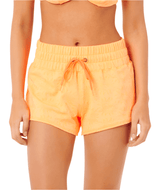RIP CURL Women's Dusk Textured Lycra Boardshorts Orange Women's Boardshorts Rip Curl 