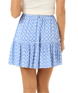 RIP CURL Women's San Carlos Mini Skirt Blue Women's Skirts Rip Curl 