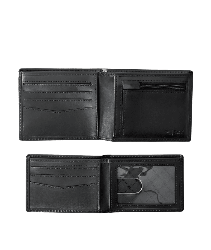 RIP CURL Diamond RFID 2 In 1 Wallet Black Men's Wallets Rip Curl 