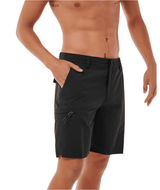 RIP CURL Global Entry Boardwalk Shorts Black Men's Hybrid Shorts Rip Curl 