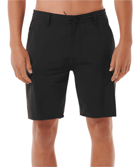 RIP CURL Global Entry Boardwalk Shorts Black Men's Hybrid Shorts Rip Curl 