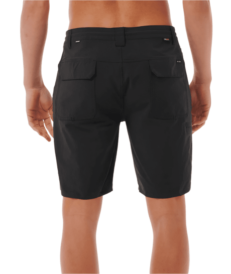 RIP CURL Global Entry Boardwalk Shorts Black Men's Hybrid Shorts Rip Curl 