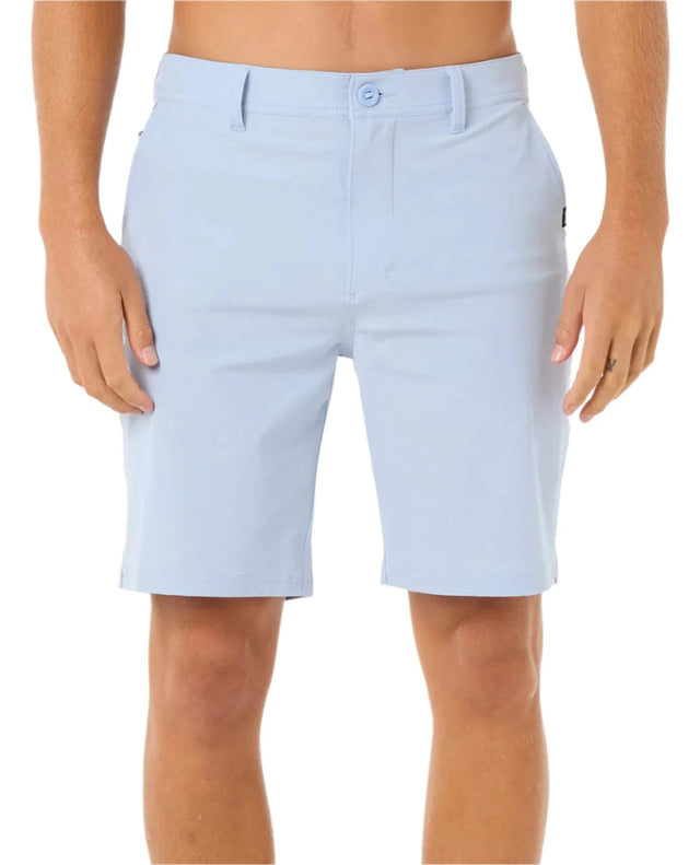 RIP CURL Boardwalk Phase 19" Hybrid Shorts Ice Blue Men's Hybrid Shorts Rip Curl 