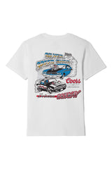 BRIXTON Coors Light Raceway Standard T-Shirt White Men's Short Sleeve T-Shirts Brixton 