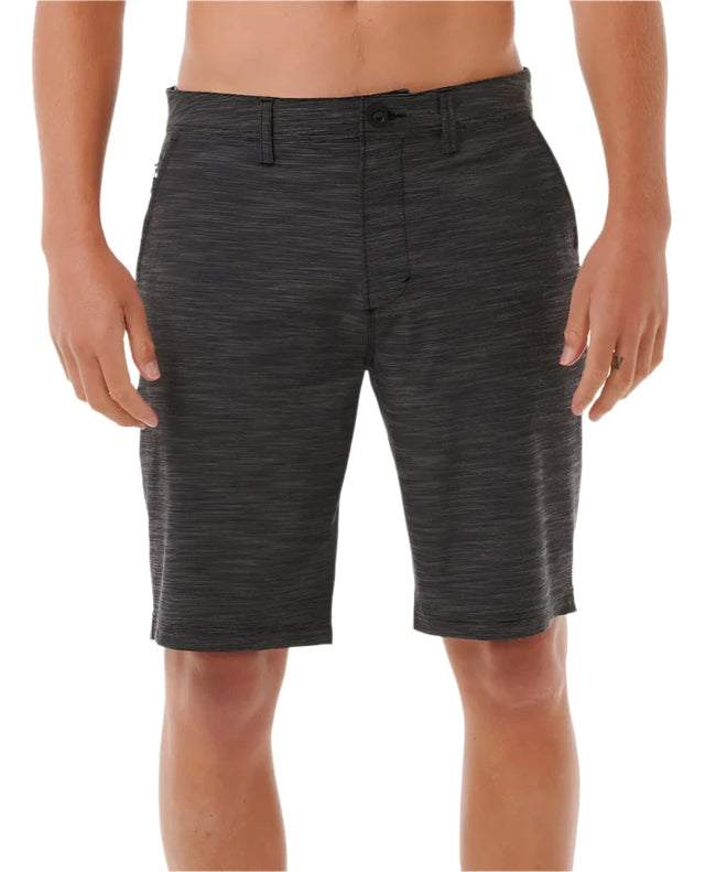 RIP CURL Boardwalk Jackson 20" Hybrid Short Black Men's Hybrid Shorts Rip Curl 
