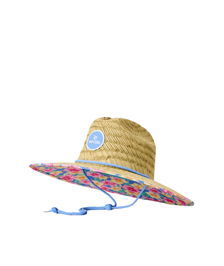 RIP CURL Mixed Straw Sun Hat Blue Women's Hats Rip Curl 