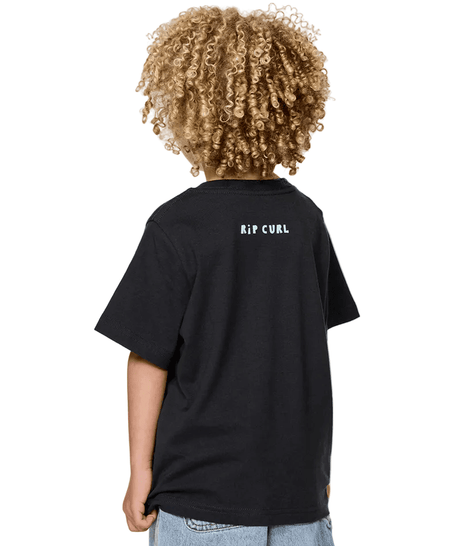RIP CURL Toddler Surf Check LWA T-Shirt Washed Black Toddler Short Sleeve T-Shirts Rip Curl 
