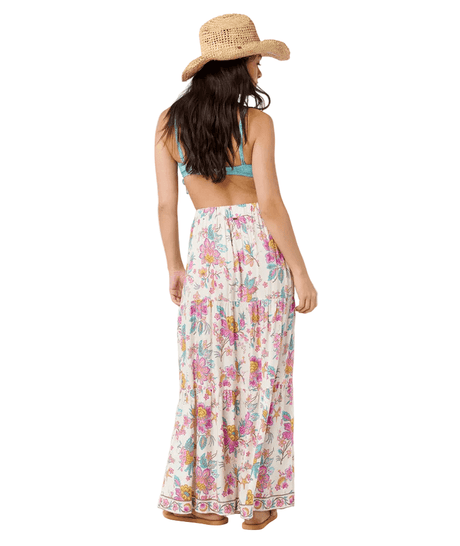 RIP CURL Women's Half Moon Bay Button Thru Maxi Skirt Multi Women's Skirts Rip Curl 