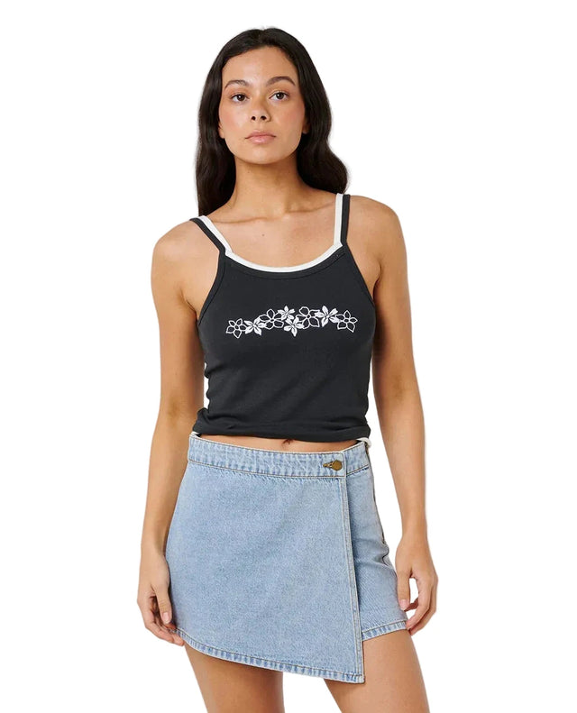 RIP CURL Women's Ellie Denim Skort Vintage Blue Women's Skirts Rip Curl 