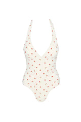 RHYTHM Mila Reversible Halter Neck One Piece Cream Women's One Pieces Rhythm 