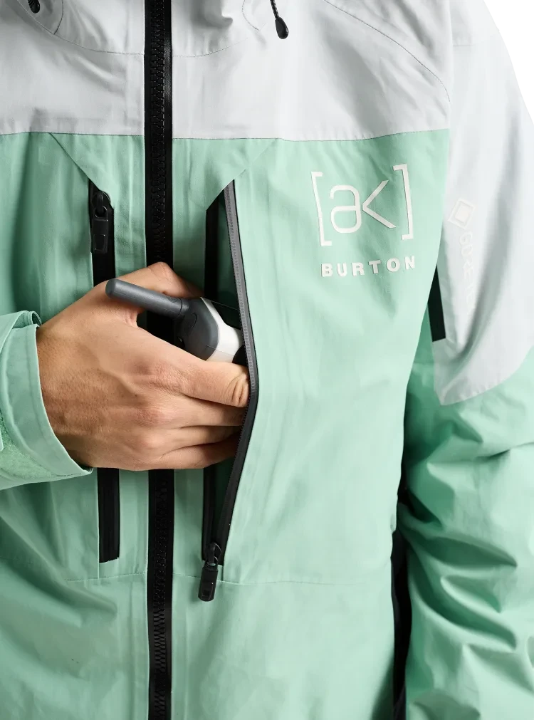 BURTON [ak] Swash GORE‑TEX 2L Snow Jacket Gray Cloud/Soft Sage/True Black 2026 Men's Snow Jackets Burton 