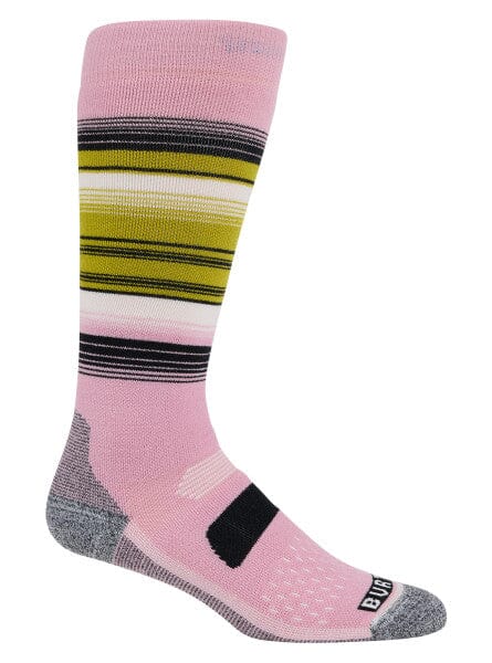 BURTON Women's Performance Midweight Snowboard Socks Blanket Stripe Women's Snowboard Socks Burton 