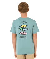 RIP CURL Boys Search Icon T-Shirt Blue Lagoon Boy's T-Shirts Rip Curl 