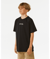 RIP CURL Boys Lost Island Art T-Shirt Black Boy's T-Shirts Rip Curl 