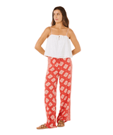 RIP CURL Women's Venture Wide Leg Pants Red Women's Pants Rip Curl 