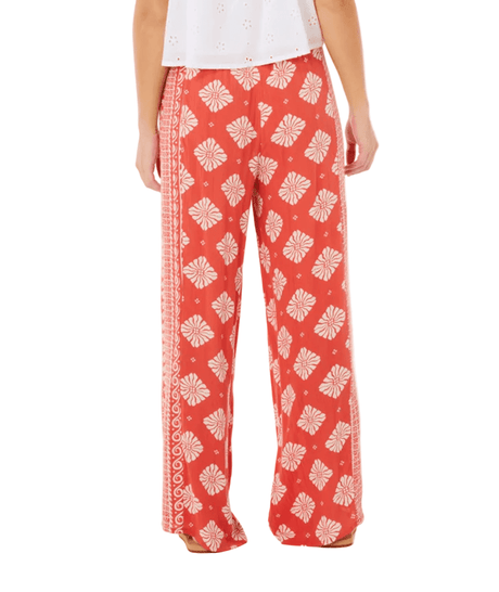 RIP CURL Women's Venture Wide Leg Pants Red Women's Pants Rip Curl 