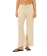 RIP CURL Women's Classic Wide Leg Pants Natural Women's Pants Rip Curl 