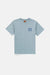 RHYTHM Flower Vintage T-Shirt Blue Fog Men's Short Sleeve T-Shirts Rhythm 